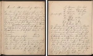 Digitized Washington Saengerbund meeting minute books