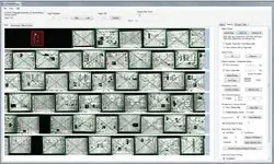 With QuantumScan, the scanner automatically - and with no operator intervention - locates images on the roll and marks the boundaries with a box. QuantumProcess saves the boxes as images using operator-defined settings. A red box is an indication to the operator that the box is a different size than the average and may need to be manually adjusted.