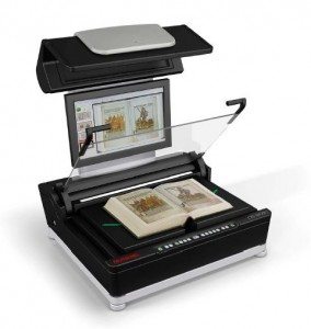 OS 16000 overhead book scanner