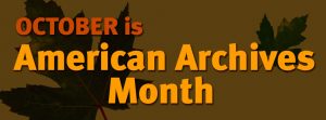 American Archives Month Logo