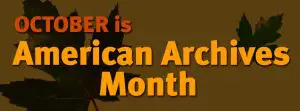 American Archives Month Logo