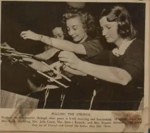 Junior League Marionette Show newspaper clipping was digitized to preserve women's history 