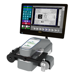 Crowley's on-demand microform scaner, the UScan+ Advanced, with optional monitor mount.
