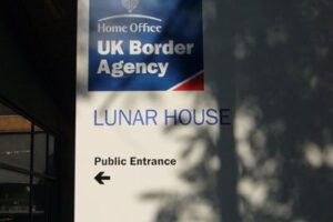 UK Border Agency at its Landing Card Unit based in Croydon
