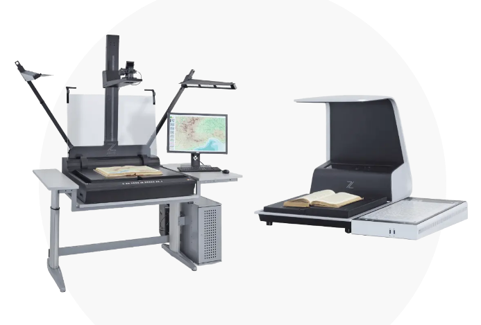 Digitization scanners and equipment