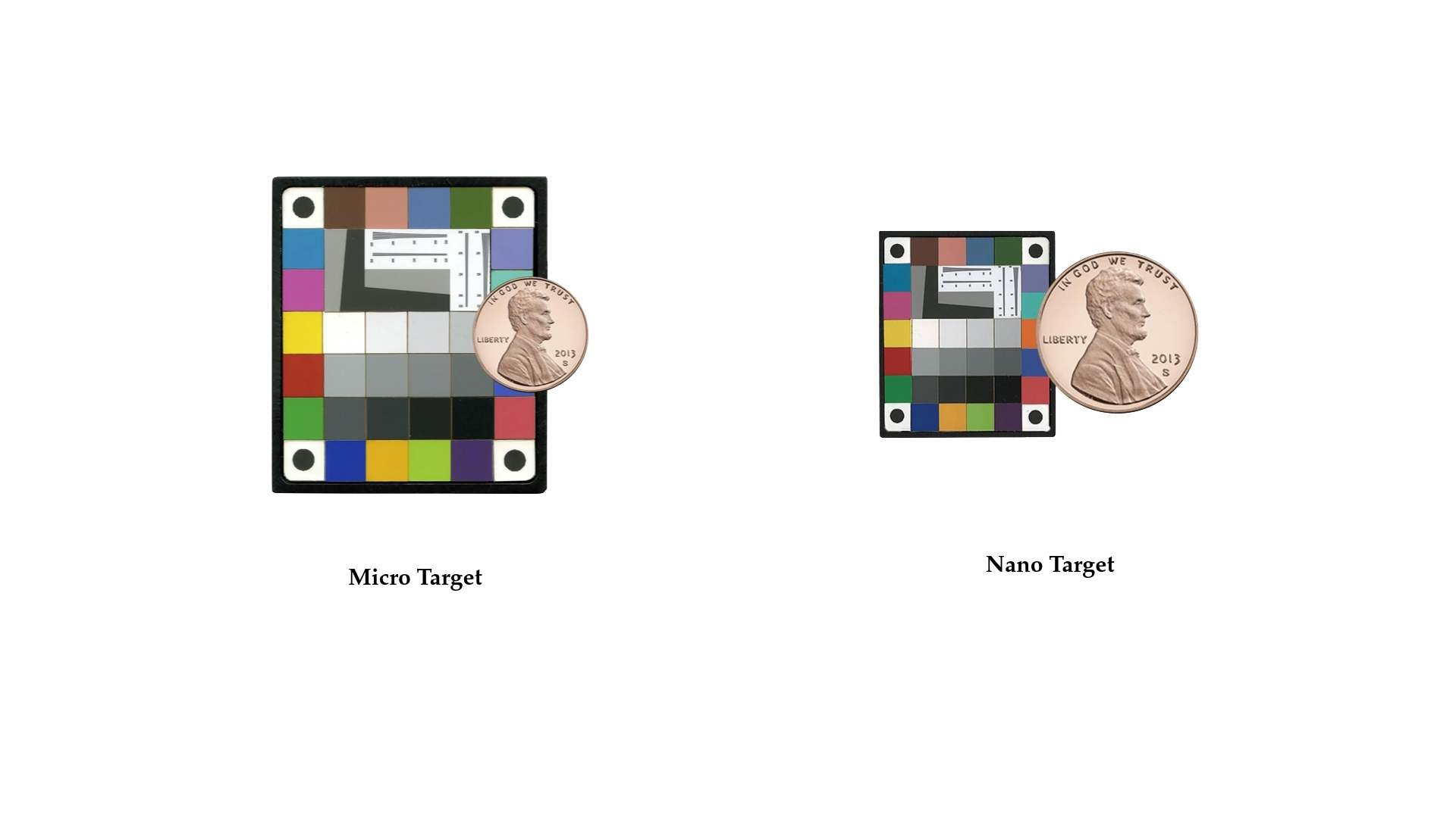 ColorGauge RezChecker Target Family Labeled